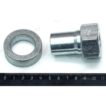 Гайка коленвала привода насоса ГУРа ВАЗ 21214 в сб. с кольцом <b>Тольятти 21214-3407178</b>