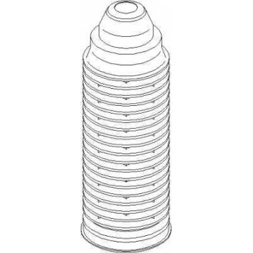 Защитный колпак / пыльник, амортизатор <b>TOPRAN 103 043</b>