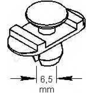 Пружинный зажим <b>TOPRAN 104 169</b>