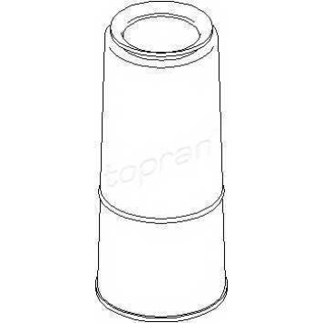 Защитный колпак / пыльник, амортизатор <b>TOPRAN 104 344</b>