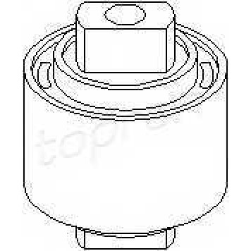 Подвеска рычага независимой подвески колеса TOPRAN 107 678