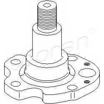 Ступица колеса <b>TOPRAN 109 871</b>