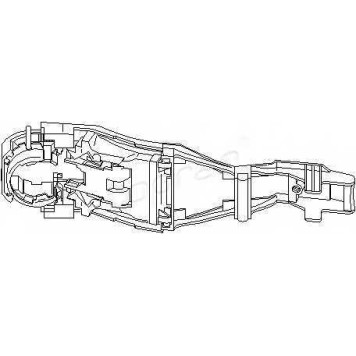 Ручка двери TOPRAN 111 186