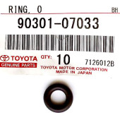 Кольцо форсунки верхнее 1-3GRFE / 1KRFE <b>TOYOTA 90301-07033</b>