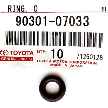 Кольцо форсунки верхнее 1-3GRFE / 1KRFE <b>TOYOTA 90301-07033</b>