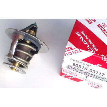 Термостат 3SGE / 1FZ / 1UZFE / 2UZFE / 3UZFE (WAX 82-95) <b>TOYOTA 90916-03117</b>-1