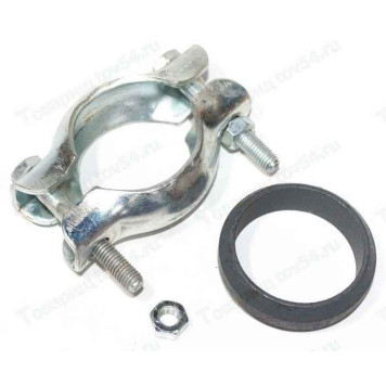 Хомут глушителя ВАЗ 1118 Калина, 2170 Приора в сборе (завод.кольцо) <b>ТРАНСМАСТЕР M.117CG</b>