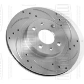 Диск тормозной ВАЗ 2112 с канавками вентилируемый (комплект лев.+прав.) <b>TRIALLI DF 544</b>