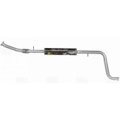 Резонатор / глушитель дополнительный ВАЗ 2180 Vesta (2015-) (d трубы = 51мм) нерж.алюминизированная сталь T-Sport <b>TRIALLI EAM 1114</b>