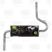 Глушитель ВАЗ 21213 Глушитель основной ВАЗ 2121 Нива алюминизированная сталь <b>TRIALLI EMM 0115</b> (21213-1200010, 21214-1200010)