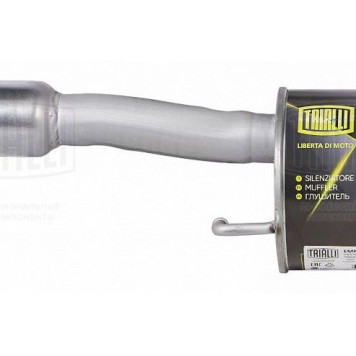 Глушитель ВАЗ 2180 Vesta (15-) d=43 с насадкой алюминизированная сталь <b>TRIALLI EMM 0125</b>-2