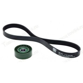 Ремень 6РК884 ВАЗ 1117-1119 Калина + ролик <b>TRIALLI GD 617</b>