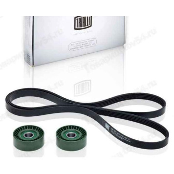 Ремень 5РК1888 генератора ВАЗ 2123 Нива Шевроле + 2 ролика <b>TRIALLI GD 623</b>