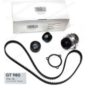 Комплект ГРМ ВАЗ 2180 Vesta (помпа, ремень, 2 ролика) 21126-1006040 <b>TRIALLI GT 980</b>