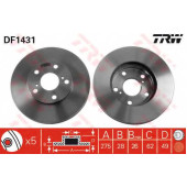 Тормозной диск TRW DF1431