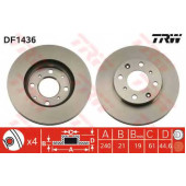 Тормозной диск TRW DF1436