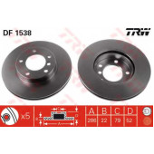 Тормозной диск TRW DF1538