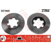 Тормозной диск TRW DF1965