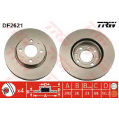 Тормозной диск TRW DF2621