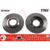 Тормозной диск TRW DF4029