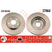 Тормозной диск TRW DF4046
