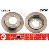 Тормозной диск TRW DF4133
