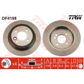 Тормозной диск TRW DF4198