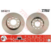 Тормозной диск TRW DF4211