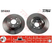 Тормозной диск TRW DF4263