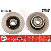 Тормозной диск TRW DF4274S