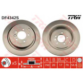 Тормозной диск TRW DF4342S