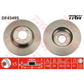 Тормозной диск TRW DF4349S
