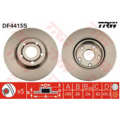 Тормозной диск TRW DF4415S