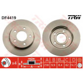Тормозной диск TRW DF4419