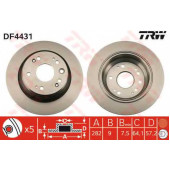 Тормозной диск TRW DF4431