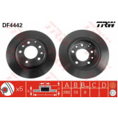 Тормозной диск TRW DF4442