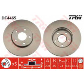 Тормозной диск TRW DF4465