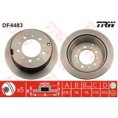 Тормозной диск TRW DF4483