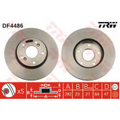 Тормозной диск TRW DF4486