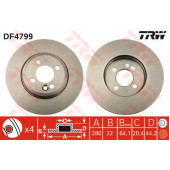 Тормозной диск TRW DF4799