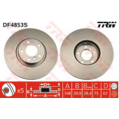 Тормозной диск TRW DF4853S