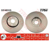 Тормозной диск TRW DF4855S