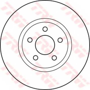 Тормозной диск TRW DF4874S-1