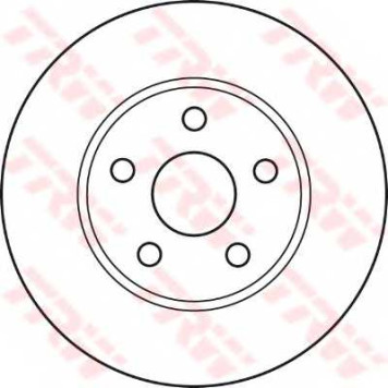 Диск тормозной передний TRW DF4877-1