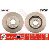 Тормозной диск TRW DF4887