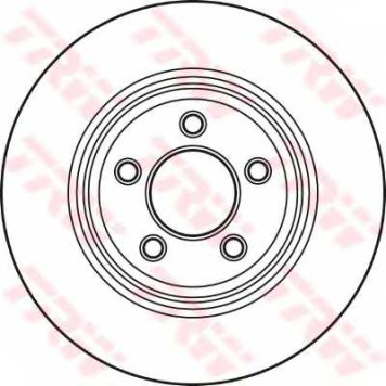 Тормозной диск TRW DF4907S-1