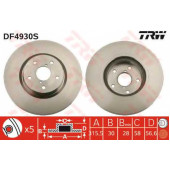 Тормозной диск TRW DF4930S