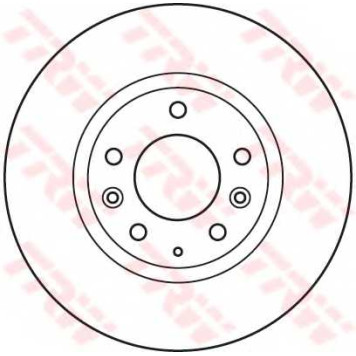 Тормозной диск TRW DF4958S-1