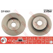Тормозной диск TRW DF4961
