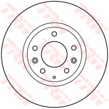 Тормозной диск TRW DF4974S-1